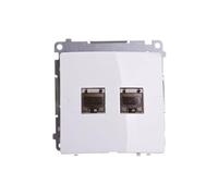 Kontakt-Simon BM62E.01/11 - Toma de corriente (plástico IP20, 75 mm, 44 mm, 75 mm), color blanco