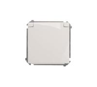 Kontakt-Simon BMGZ1BZ.01/11 - Toma de Corriente (plástico, IP44, 250 V, 75 mm, 50 mm), Color Blanco
