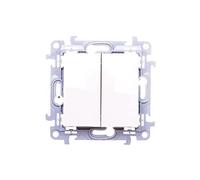 Kontakt-Simon CP2.01/11 Interruptor eléctrico Pushbutton Switch Blanco - Accesorio Cuchillo eléctrico (Pushbutton Switch, Blanco, De plástico, IP20, I
