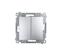 Kontakt-Simon DW5.01/43 interruptor eléctrico Plata - Accesorio cuchillo eléctrico (Plata, De plástico, IP20, IP44, 250 V, 10 A, 75 mm)