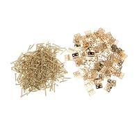 KONTONTY Bisagras Pequeñas de Cobre Puro 8x10 Mm para Joyero, Bisagras Mini Decorativas Antioxidantes, 50 Piezas para Cajas de Madera y Muebles, Uso Manualidades y Armarios