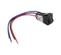 Konuooer Interruptor Inversor de Polaridad 12 V 3 Posiciones KCD2-223-M-JT Interruptor Basculante Control Momentáneo Motor Corriente Continua,10 A, 6 pines, Botón Reinicio Momentáneo Pulsador Cable