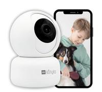 Konyks Camini 2 | Cámara de vigilancia Interior WiFi | Detección de Movimiento y Sonido | Sirena integrada | Notificaciones de teléfonos Inteligentes | Visión Nocturna