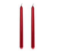 Koopman Velas Prices London Rojo 25 Cm - Set 2 Velas Decorativas Cera Navidad Red 2.00