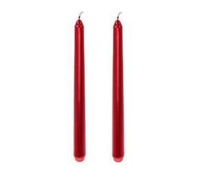 Koopman Velas Prices London Rojo 25 Cm - Set 2 Velas Decorativas Cera Navidad Red 2.00