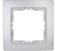 Kopp 402020015 - Pack Marco para interruptores (1 (10 unidades) Paris Plata, 1 pieza,