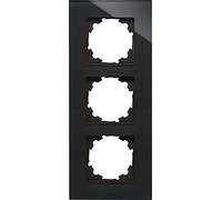 Kopp 405505014 - Marco de 3 marcos de cristal, color negro