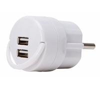Kopp 473103017 - Adaptador con Doble USB (2,1 A, máx. 1 Unidad)