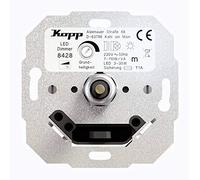 Kopp 842800008 Integrado Regulador de intensidad Gris regulador - Reguladores (Regulador de intensidad, Integrado, Botones, Giratorio, Gris, Termoplástico, IP20)