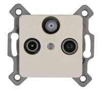 Kopp 915801080 - Toma de Corriente Schuko, Color: Crema