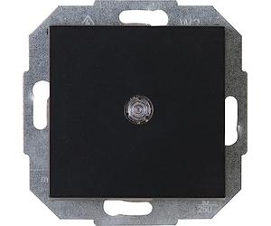 Kopp Athenis 589395083 - Pulsador iluminado, IP20, color negro mate