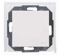 Kopp Athenis 699329088 - Pulsador para empotrar (para Zonas húmedas), Color Blanco