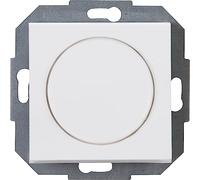 Kopp Athenis 842932080 - Regulador de presión para bombillas halógenas de 230 V, corte de fase, RL 20-250 W/VA, LED 3-35 W, 230 V, 50 Hz, blanco ártico, superficie mate