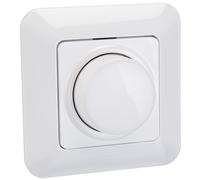 Kopp Dimmer LED Con Marco Interruptor Regulador Giratorio Blanco Brillante