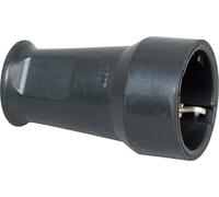 Kopp Enchufe de Contraste de Goma Negro IP20 3x1,5mm 16/250V - 180716003 [10 Piezas]