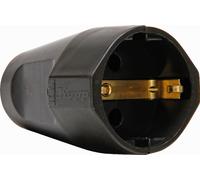 Kopp Enchufe de Contraste de Plástico en Ángulo Recto Marrón 16A 3x1,5mm - 1821.0600.0 [10 Piezas]