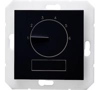 Kopp HK07 - Termostato electrónico de Ambiente Premium, Color: Negro Mate - (1 Unidad)