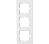 Kopp Marco para Enchufes, para 3 Enchufe Athenis, Color Blanco Puro, 402729060
