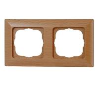 Kopp Milano Marco para interruptor doble, color: haya, 306615067