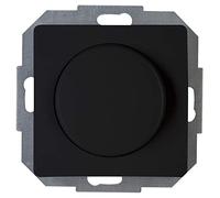 Kopp Paris 846050089 - Regulador de intensidad de presión (empotrable), color negro mate