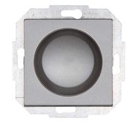 Kopp Regulador de Intensidad Universal con Presostato para LED, Fase Encendida y Fase Apagada, Athenis, Color Acero, LED 3-100 Vatios, Lámparas Incandescentes 10-250 Vatios, 845847082