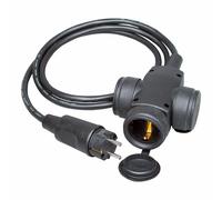 Kopp Triple aéreo bipolar H07RN-F 3G1,5mm² con clavija, 1,5m