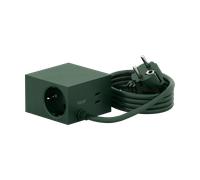 Kord Regleta eléctrica Cuboid+ USB-C 30W 2 m Dark Green