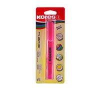 Kores - High Liner Plus: rotuladores fluorescentes rosados, punta biselada y tinta a base de agua, suministros escolares y de oficina, paquete individual