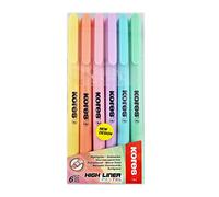 Kores Subrayadores HighLiner 36246 Fine Pastel – Colores pastel – Juego de 6