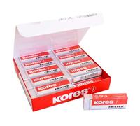 Kores KE-20 - Gomas (60 x 21 x 10 mm), color blanco