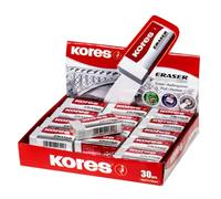 Kores KE-30 - Gomas (40 x 21 x 10 mm), color blanco