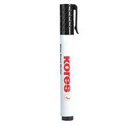 Kores M20830 - Marcador para pizarra blanca (3 mm), color negro