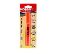 Kores - Rotulador fluorescente naranja High Liner Plus, fluorescente, tinta a base de agua, con forma ergonómica, suministros de oficina y papelería, suministros de revisión, paquete individual