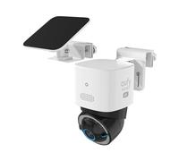 Koroao Soporte de canalón para Exteriores Compatible con Eufy Security 4G LTE CAM S330, cámara de Seguridad de Panel Solar (Paquete de 1, Blanco)