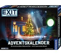 KOSMOS 683702 EXIT - Calendario de Adviento con 24 emocionantes rompecabezas a partir de 10 años, juego de Escape Room antes de Navidad