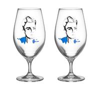Kosta Boda 2 Copas de cerveza All about you 40 elebrate him
