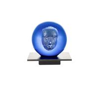 Kosta Boda Escultura de cristal BV Headman Azul