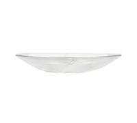 Kosta Boda Fuente Contrast 380 mm Blanco-blanco