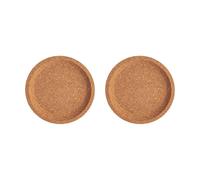 Kosta Boda Posavasos de corcho Viva Ø10.9 cm pack de 2 Marrón