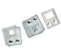 KOTARBAU® 100 Colgadores para Muebles, 25x20x1,2 mm, Herrajes para Colgar Muebles, Colgador metálico para módulos de Cocina suspendidos, Ideal para Colgar armarios de Cocina, cabeceros, 100 Unidades