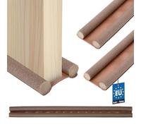 KOTARBAU® 2 uds Burlete Bajo Puerta - Espuma de Polietileno - 95 cm - Marrón - Burletes Puertas de Entrada - 30 mm - Doble Aislamiento - Protector Bajo Puerta - Cortavientos para Puertas
