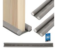 KOTARBAU® 2 uds Burlete Bajo Puerta - Espuma de Polietileno - 95cm - Gris - Burletes Puertas de Entrada - 30mm - Doble Aislamiento - Protector Bajo Puerta - Fácil de Cortar - Cortavientos para Puertas