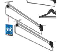 KOTARBAU® 2 x Colgadores extraíbles de perchas, Barras extensibles de armario 45 cm, Barra de armario o vestidor, Barra armario guardarropa, Perchero telescópico, Soporte para armarios, 2 uds