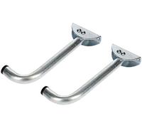 KOTARBAU® 2 x Ganchos de Pared Plegables 200 mm, Gancho Pared Plegable, Ganchos para Colgar en la Pared, Ganchos de Garaje, Soporte de Pared, Colgador de Pared, Gancho para Escalera, Bicicleta