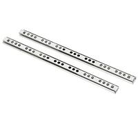 KOTARBAU® 2 x Guías telescópicas de Bolas, Guías para cajones 245 mm, Guías con Cierre Suave, Fijación Lateral, Rieles para cajones, Guías correderas, Apertura Total, Juego de guías para cajón, 2 uds