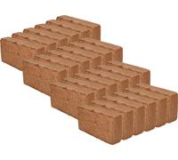 KOTARBAU® 24 x Bloques de Fibra de Coco Natural sin turba, Sustrato ecológico 24 x 650 g – 168 l, Sustrato Universal, Fibra Coco, Tierra para Plantas, Bloque de Fibre de Coco, 24 uds
