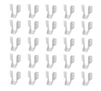 KOTARBAU® 25 x Soportes galvanizados para vigas 50 mm, Soporte para vigas tipo A, Conector de vigas resistente, Soportes de vigas de madera, Conectores de postes, Zapato de anclaje interior para vigas