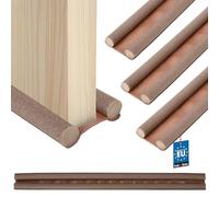 KOTARBAU® 3 uds Burlete Bajo Puerta - Espuma de Polietileno - 95 cm - Marrón - Burletes Puertas de Entrada - 30 mm - Doble Aislamiento - Protector Bajo Puerta - Cortavientos para Puertas