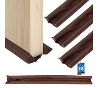 KOTARBAU® 3 uds Burlete Bajo Puerta - Espuma de Polietileno - 95 cm - Marrón - Burletes Puertas de Entrada - 30 mm - Doble Aislamiento - Protector Bajo Puerta - Cortavientos para Puertas