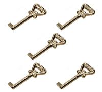 KOTARBAU® 5 Llaves clásicas provenzales para Armario, Dorado, Oro, Grande 70mm, Compatible con la mayoría de cerraduras de Armario y de cajón, Estilo Antiguo, 5 Unidades